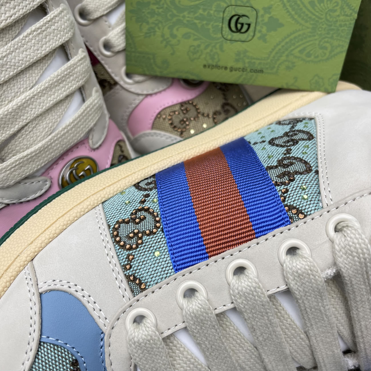 G U C C I Shoes Sneakers 4 Colors (9) - www.newkick.org