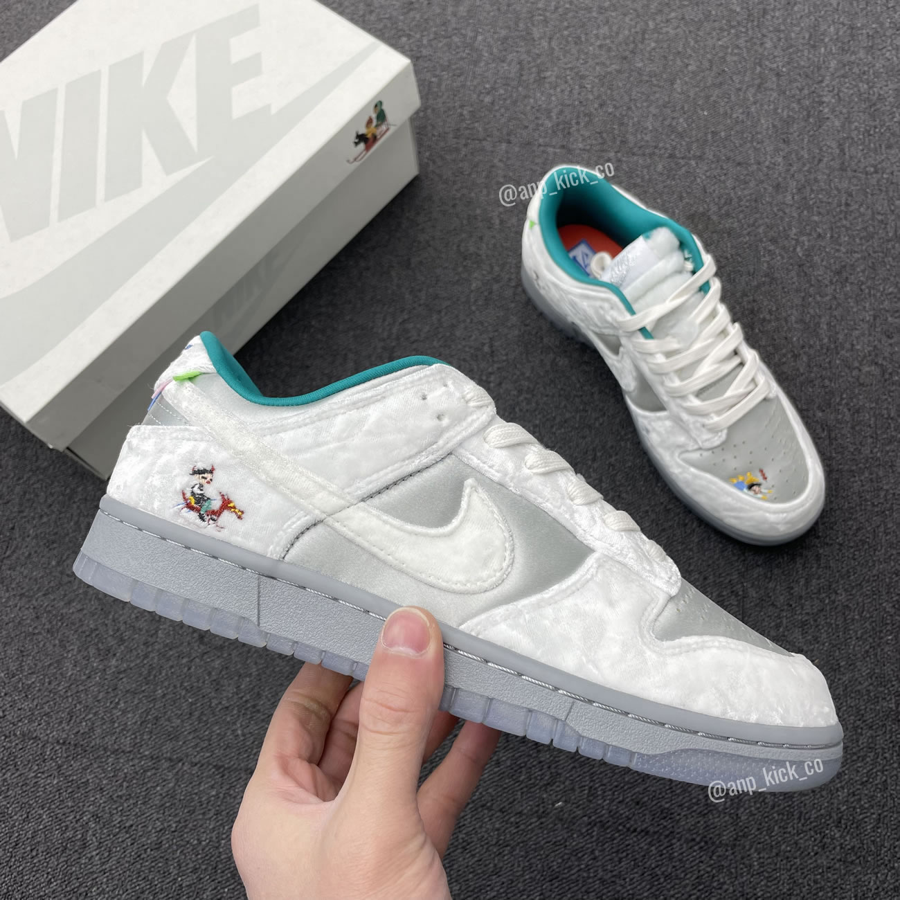 Nike Dunk Low Ice White Silver Blue Anpkick Do2326 001 (2) - www.newkick.org Nike Dunk Low Ice White Silver Blue Anpkick Do2326 001 (2) - www.newkick.org