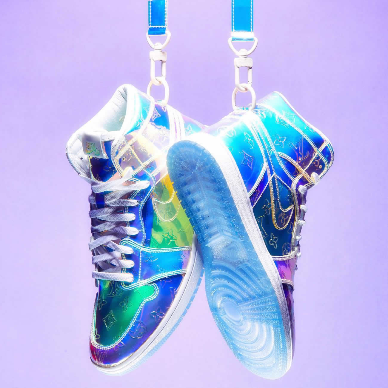 L V Air Jordan 1 Retro High Anpkick Custom Making (1) - www.newkick.org