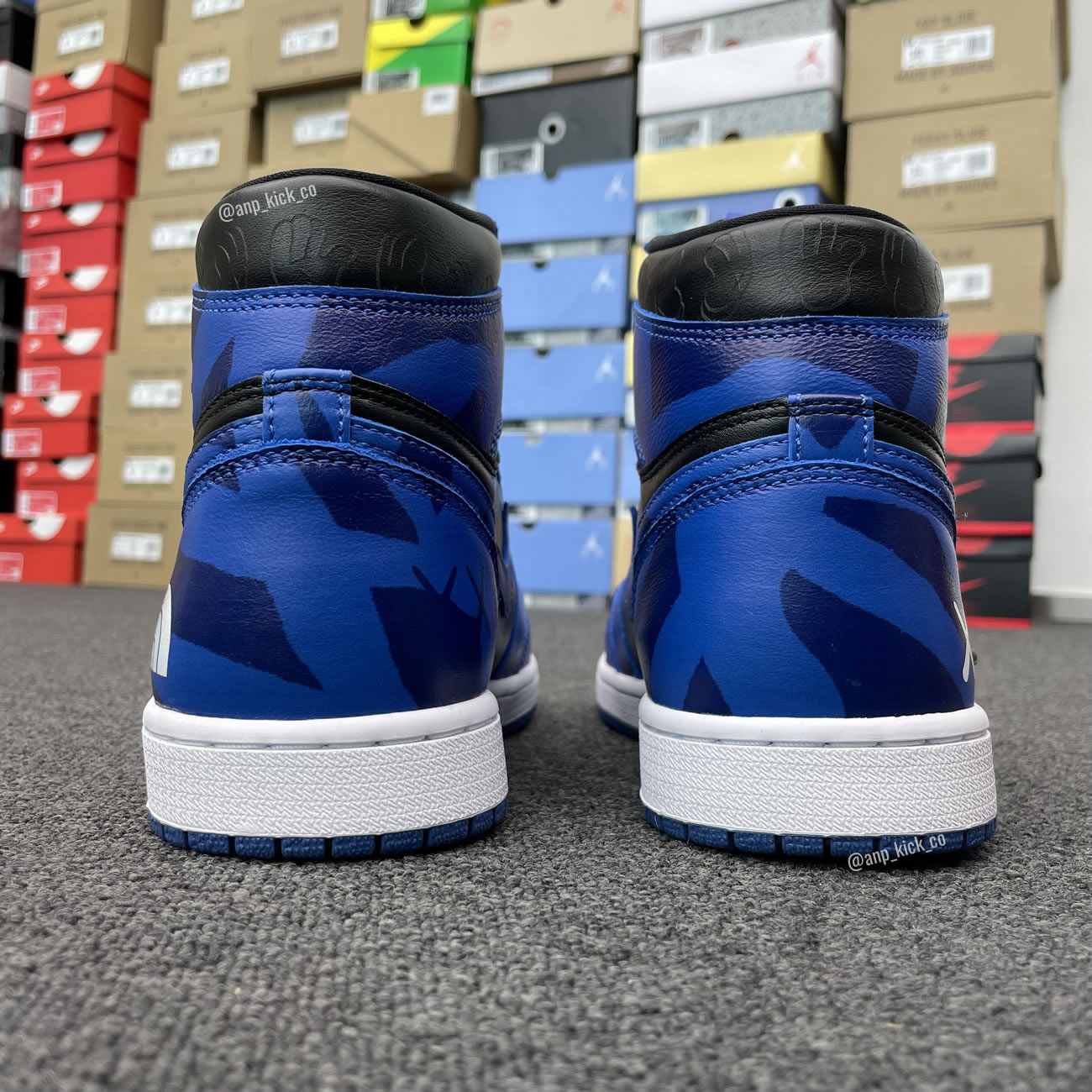 The North Face Kaws Air Jordan 1 Retro High Shoes Anpkick Custom Making (13) - www.newkick.org