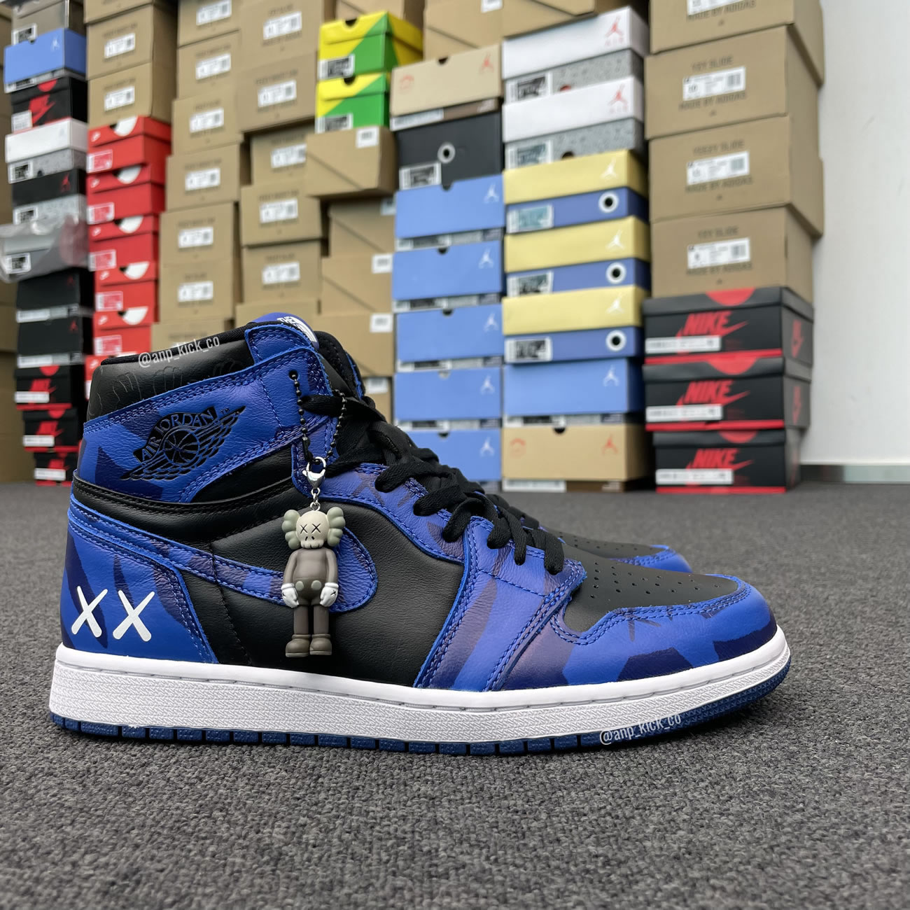 The North Face Kaws Air Jordan 1 Retro High Shoes Anpkick Custom Making (3) - www.newkick.org