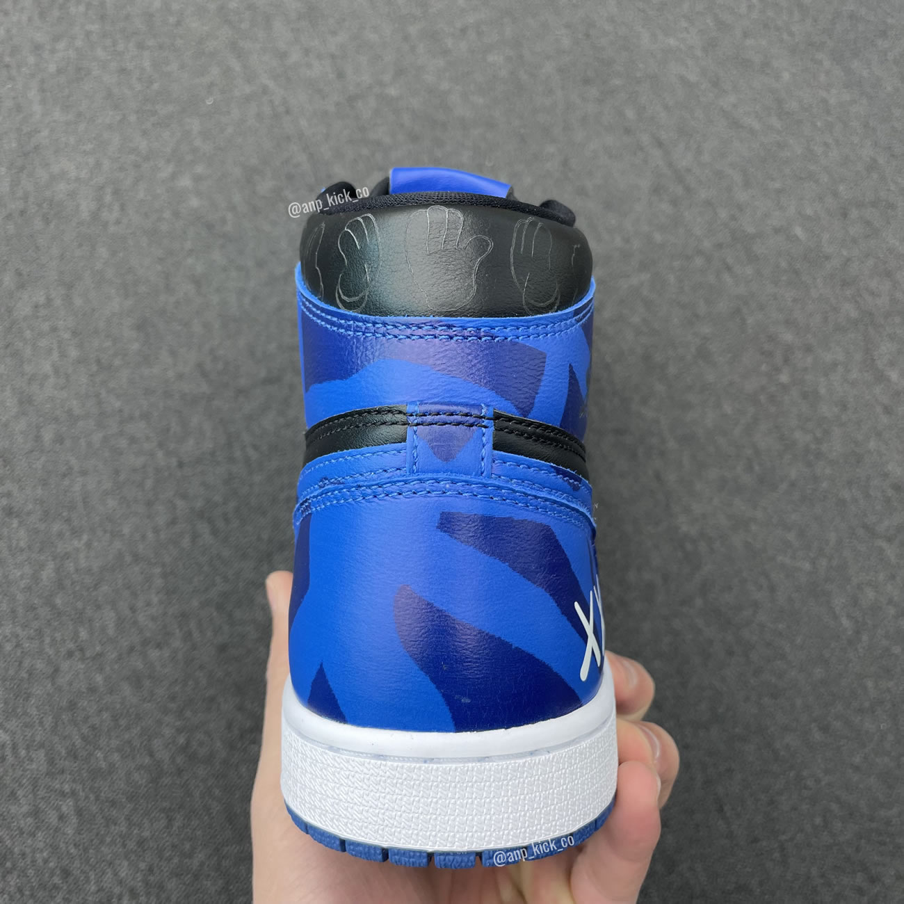 The North Face Kaws Air Jordan 1 Retro High Shoes Anpkick Custom Making (7) - www.newkick.org