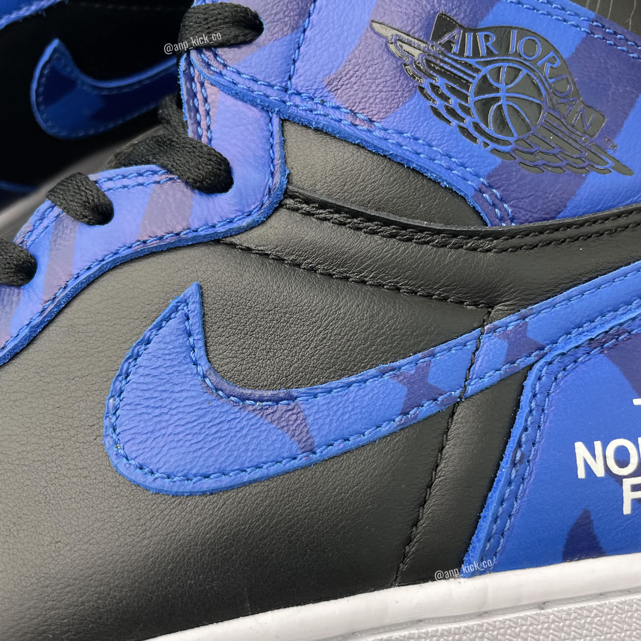 The North Face Kaws Air Jordan 1 Retro High Shoes Anpkick Custom Making (9) - www.newkick.org