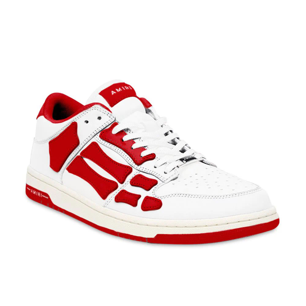 A M I R I Skel Top Low Leather Sneakers Red Mfs003 124 (4) - www.newkick.org