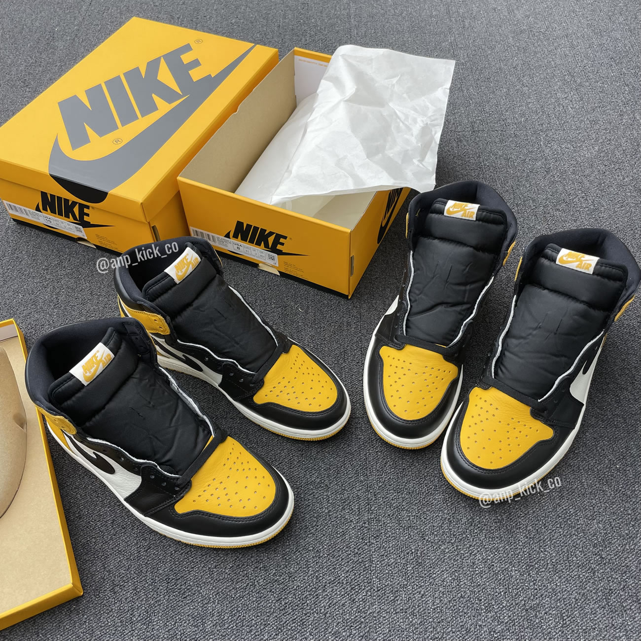 Air Jordan 1 Retro High Og Anpkick Yellow Toe 555088 711 (16) - www.newkick.org