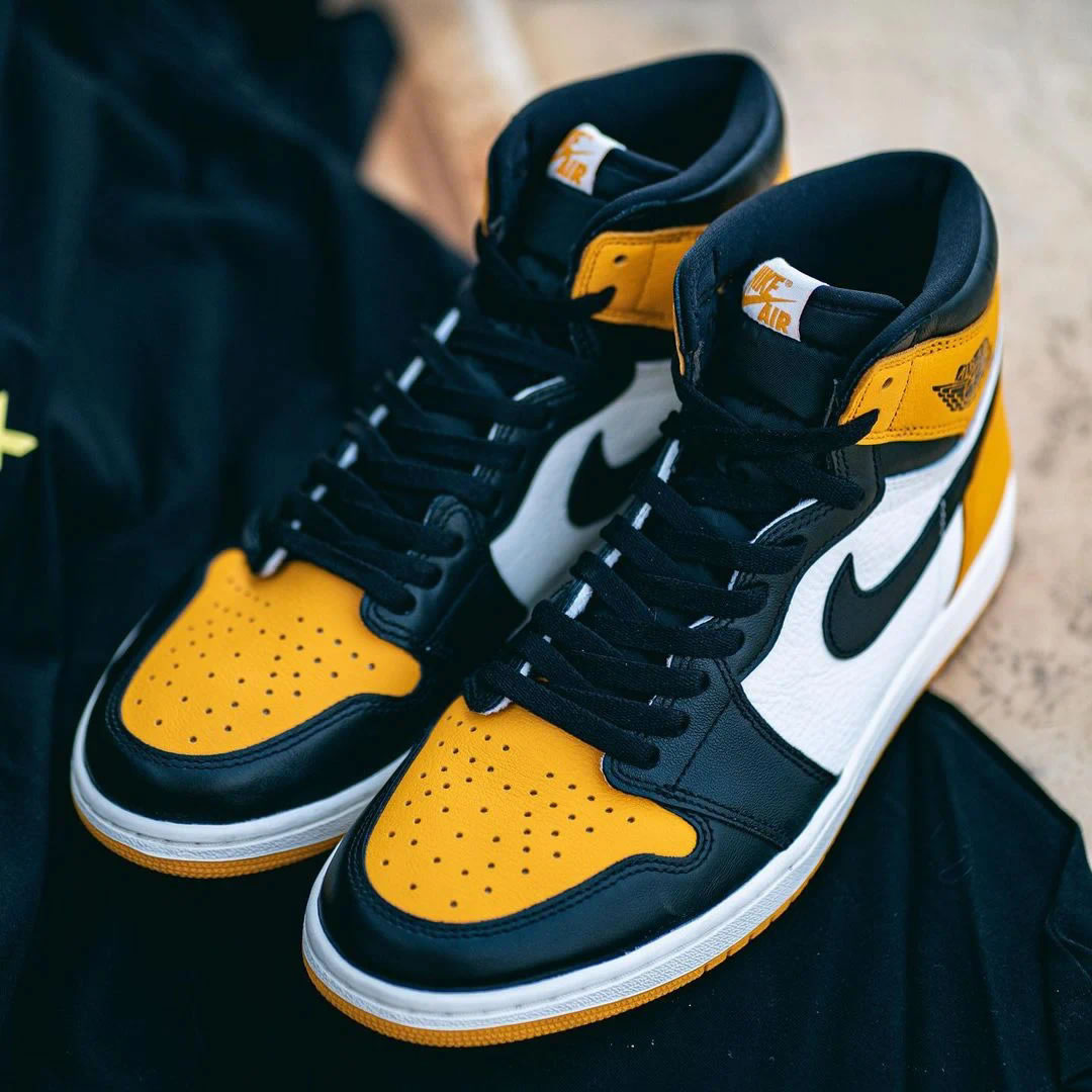 Air Jordan 1 Retro High Og Yellow Toe 555088 711 (5) - www.newkick.org