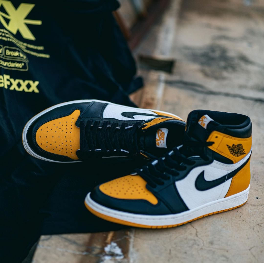 Air Jordan 1 Retro High Og Yellow Toe 555088 711 (8) - www.newkick.org