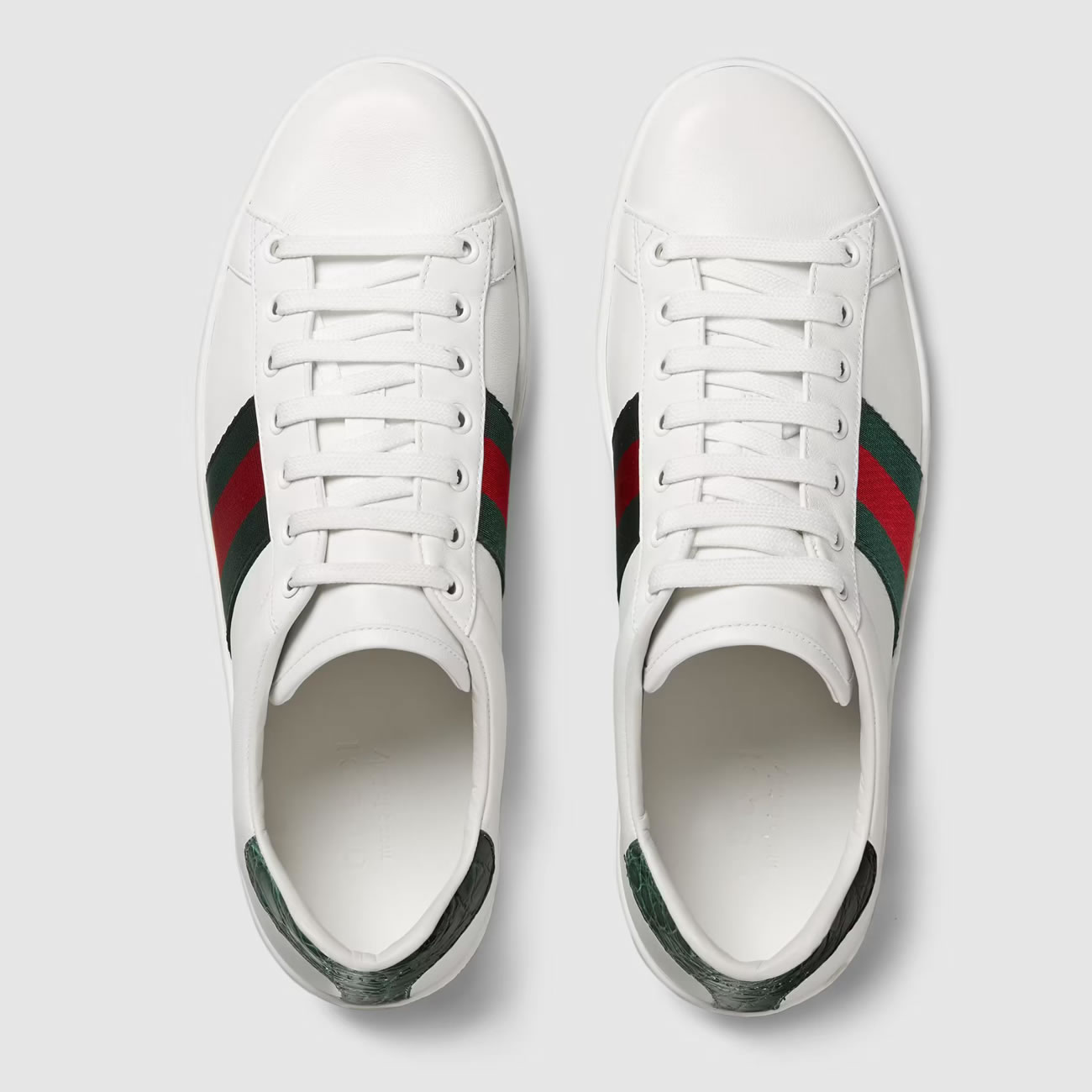 G U C C I Gg Ace Leather Sneaker For Mens Womens (3) - www.newkick.org G U C C I Gg Ace Leather Sneaker For Mens Womens (3) - www.newkick.org