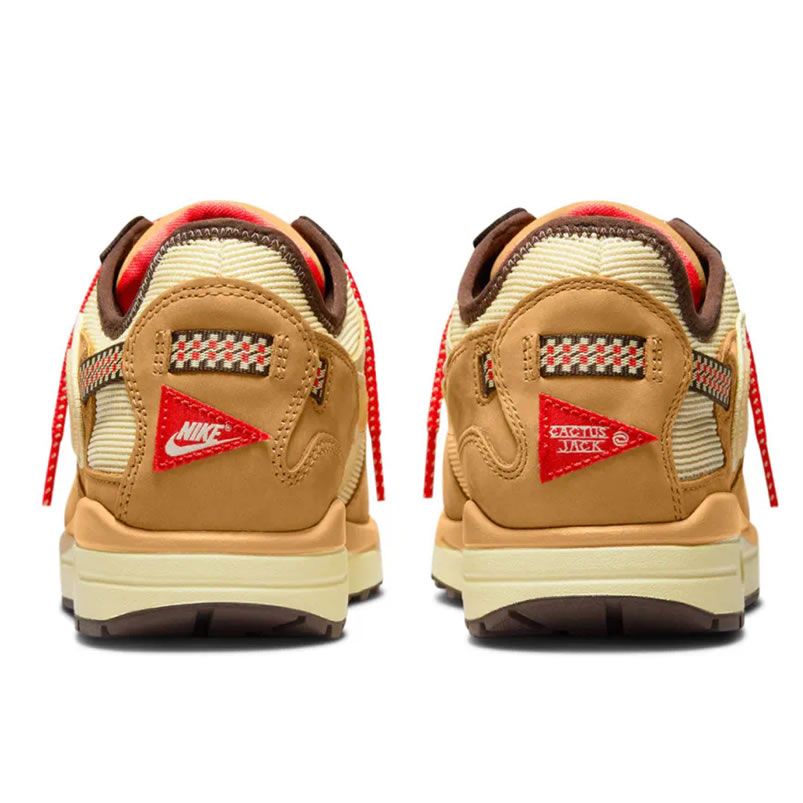 Nike Air Max 1 Travis Scott Cactus Jack Wheat Lemon Drop Do9392 701 (3) - www.newkick.org