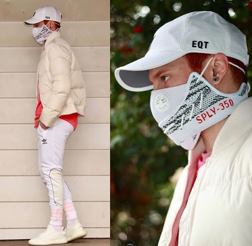 Adidas Yeezy Boost 350 V2 Zebra Face Mask (3) - www.newkick.org