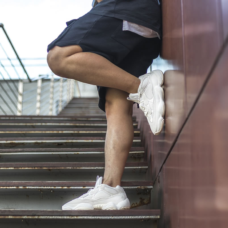 Adidas Yeezy 500 Bone White On Feet Outfit Fv3573 Release Date (2) - www.newkick.org