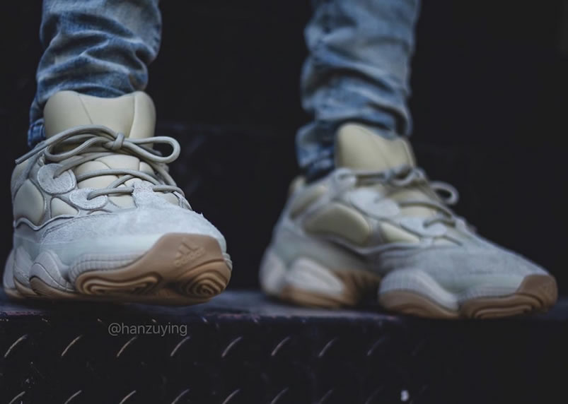 Adidas Yeezy 500 Stone White Fw4839 On Feet Release Date (2) - www.newkick.org