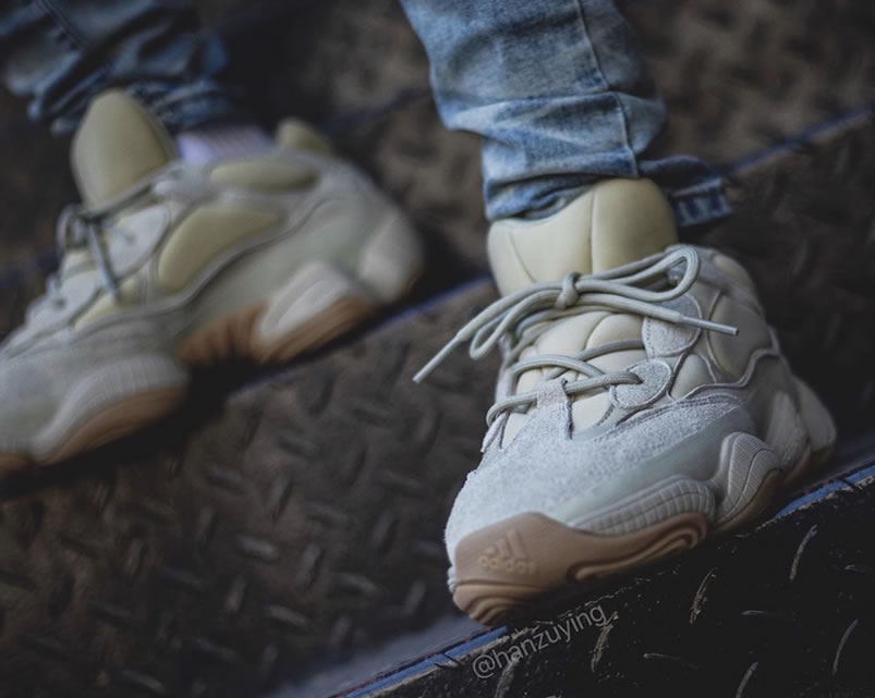 Adidas Yeezy 500 Stone White Fw4839 On Feet Release Date (3) - www.newkick.org