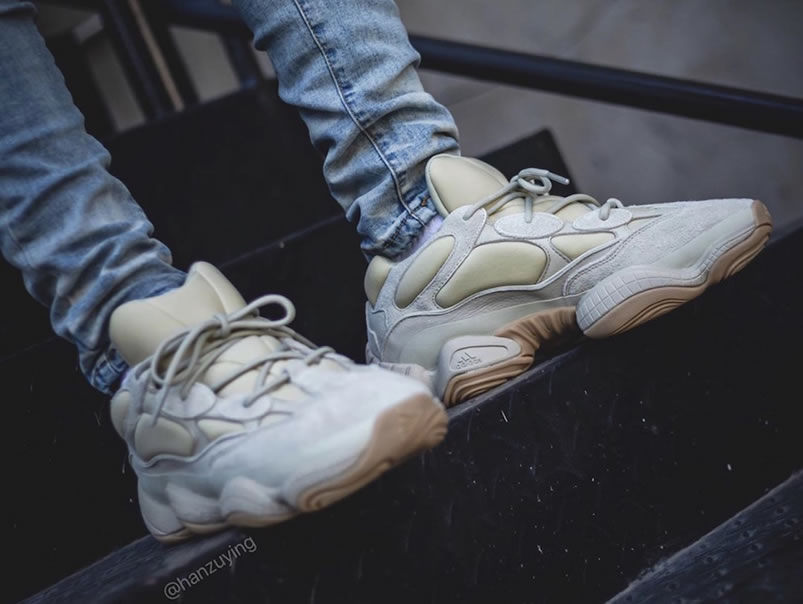 Adidas Yeezy 500 Stone White Fw4839 On Feet Release Date (5) - www.newkick.org