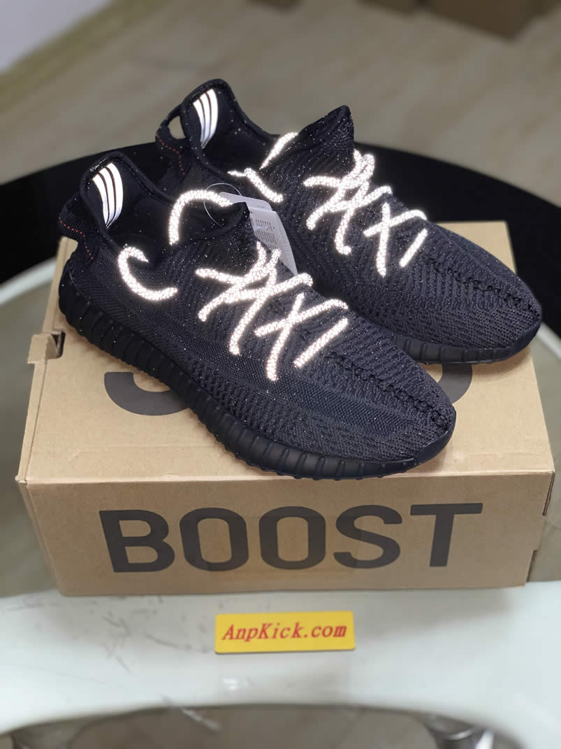 Adidas Yeezy Boost 350 V2 Static Black Non Refective Fu9013 (15) - www.newkick.org