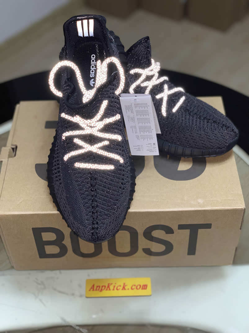 Adidas Yeezy Boost 350 V2 Static Black Non Refective Fu9013 (16) - www.newkick.org