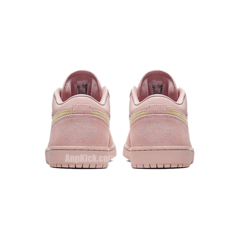Air Jordan 1 Lows Coral And Club Gold Suede Cj9216 676 (5) - www.newkick.org