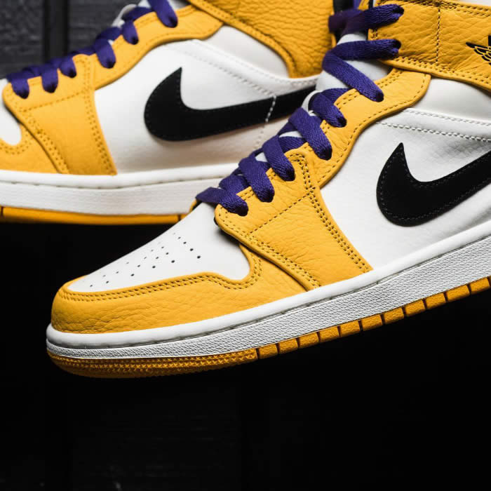 Air Jordan 1 Mid 2019 Lakers Yellow Purple For Sale Release Date 852542 700 (20) - www.newkick.org Air Jordan 1 Mid 2019 Lakers Yellow Purple For Sale Release Date 852542 700 (20) - www.newkick.org