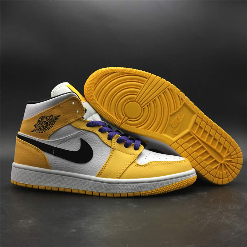 Air Jordan 1 Mid 2019 Lakers Yellow Purple For Sale Release Date 852542 700 (8) - www.newkick.org Air Jordan 1 Mid 2019 Lakers Yellow Purple For Sale Release Date 852542 700 (8) - www.newkick.org