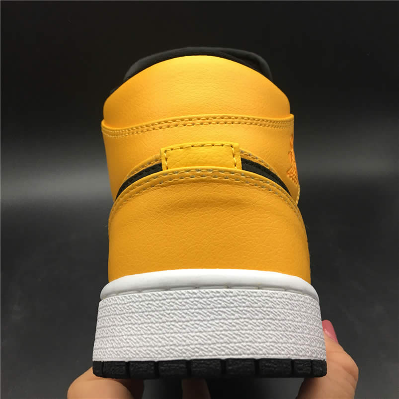 Air Jordan 1 Mid Shoes Taxi Yellow University Gold Aj1 554724 700 (16) - www.newkick.org
