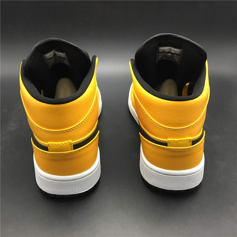 Air Jordan 1 Mid Shoes Taxi Yellow University Gold Aj1 554724 700 (3) - www.newkick.org