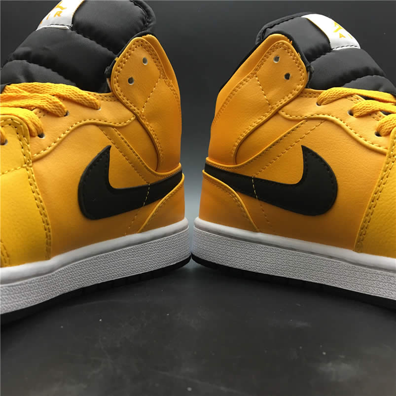 Air Jordan 1 Mid Shoes Taxi Yellow University Gold Aj1 554724 700 (6) - www.newkick.org