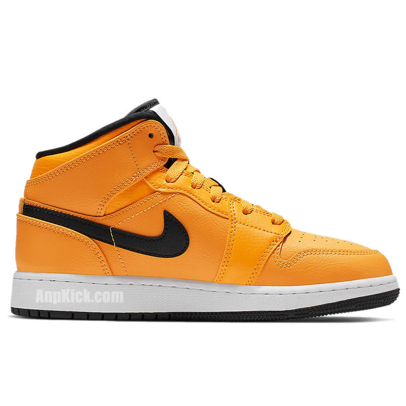 Air Jordan 1 Mid Taxi Yellow University Gold Aj1 554724 700 (2) - www.newkick.org