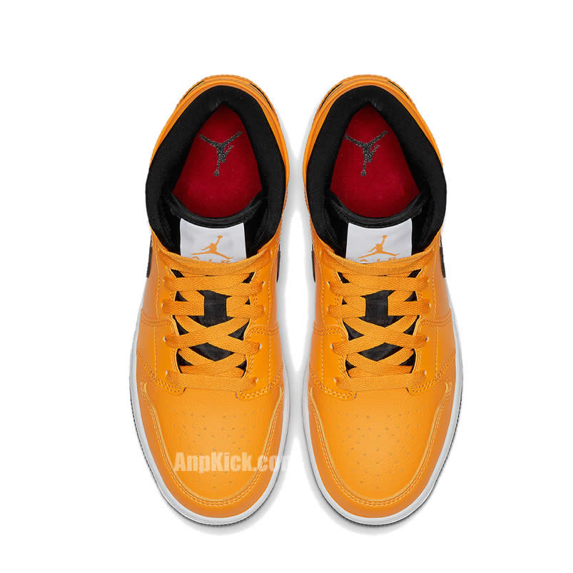Air Jordan 1 Mid Taxi Yellow University Gold Aj1 554724 700 (4) - www.newkick.org
