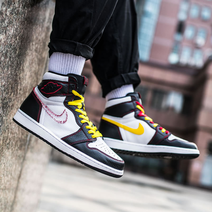 Air Jordan 1 Retro High Og Defiant Tour Dynamic Yellow On Feet Cd6579 071 (3) - www.newkick.org