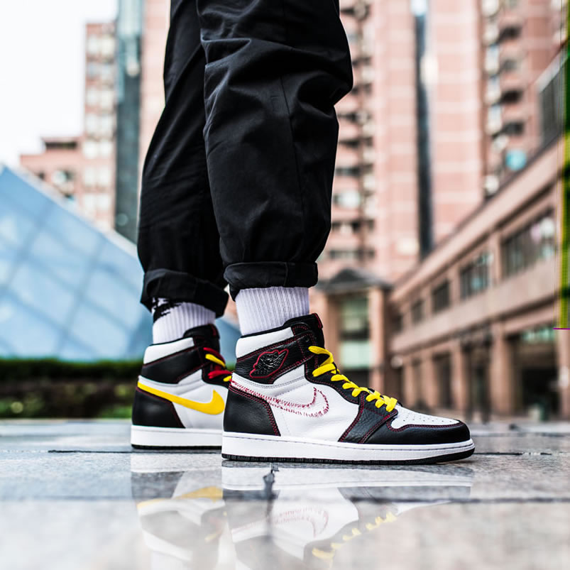 Air Jordan 1 Retro High Og Defiant Tour Dynamic Yellow On Feet Cd6579 071 (4) - www.newkick.org