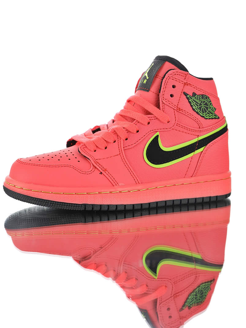 Air Jordan 1 Retro Premium Hot Punch Pink Pics Womens Aq9131 600 (2) - www.newkick.org Air Jordan 1 Retro Premium Hot Punch Pink Pics Womens Aq9131 600 (2) - www.newkick.org