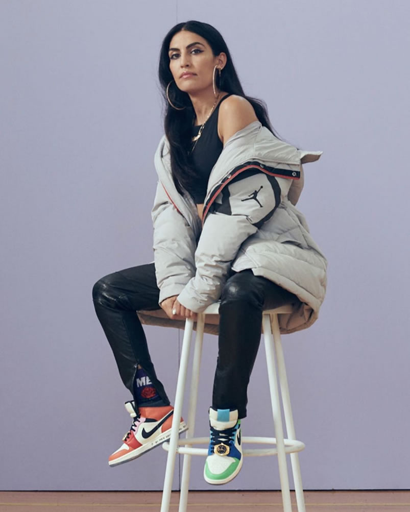 Melody Ehsani Air Jordan 1 Mid Wmns Fearless On Feet Outfit Release Date Cq7629 100 (9) - www.newkick.org