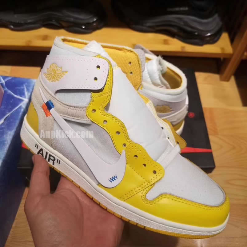 Off White Air Jordan 1 Yellow Chicago New Release For Sale (3) - www.newkick.org