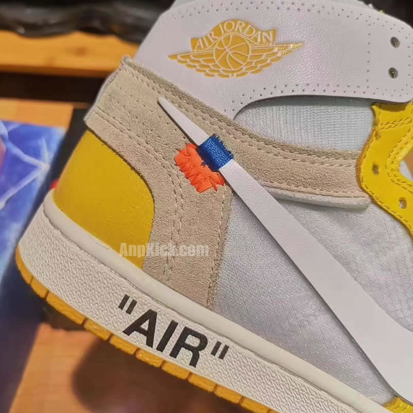 Off White Air Jordan 1 Yellow Chicago New Release For Sale (4) - www.newkick.org