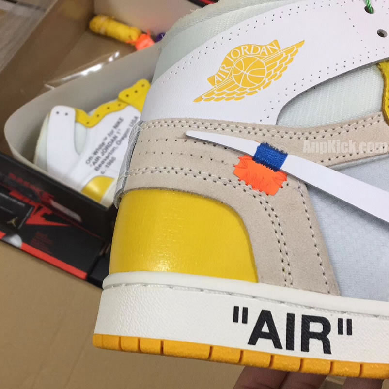 Off White Air Jordan 1 Yellow Chicago New Release For Sale (6) - www.newkick.org