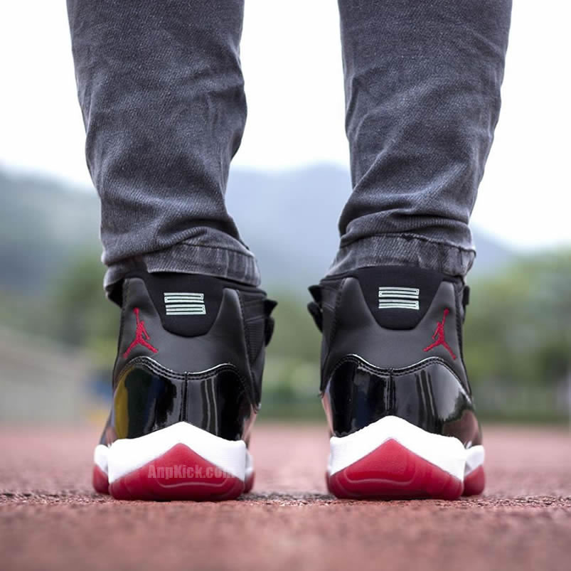 Air Jordan 11 Bred 2019 Black Red On Feet Release Date 378037 061 (10) - www.newkick.org Air Jordan 11 Bred 2019 Black Red On Feet Release Date 378037 061 (10) - www.newkick.org