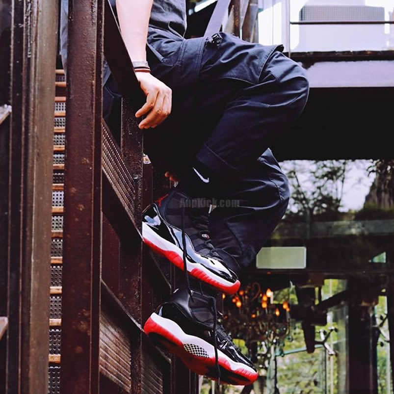 Air Jordan 11 Bred 2019 Black Red On Feet Release Date 378037 061 (3) - www.newkick.org Air Jordan 11 Bred 2019 Black Red On Feet Release Date 378037 061 (3) - www.newkick.org