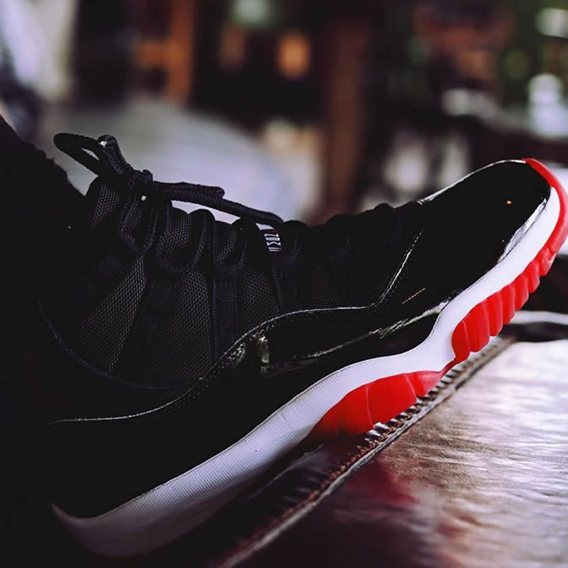 Air Jordan 11 Bred 2019 Black Red On Feet Release Date 378037 061 (7) - www.newkick.org Air Jordan 11 Bred 2019 Black Red On Feet Release Date 378037 061 (7) - www.newkick.org