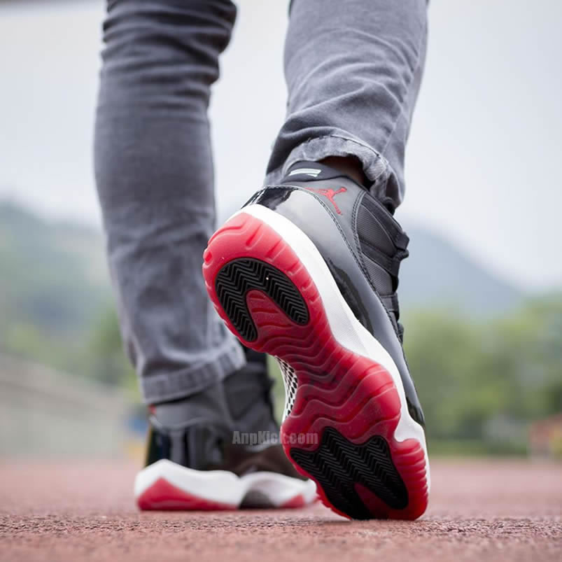 Air Jordan 11 Bred 2019 Black Red On Feet Release Date 378037 061 (9) - www.newkick.org Air Jordan 11 Bred 2019 Black Red On Feet Release Date 378037 061 (9) - www.newkick.org