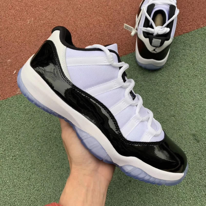 Air Jordan 11 Low Concord Mens Bg Gs Image White Black Aj11 Shoes 528896 153 528895 145 (1) - www.newkick.org
