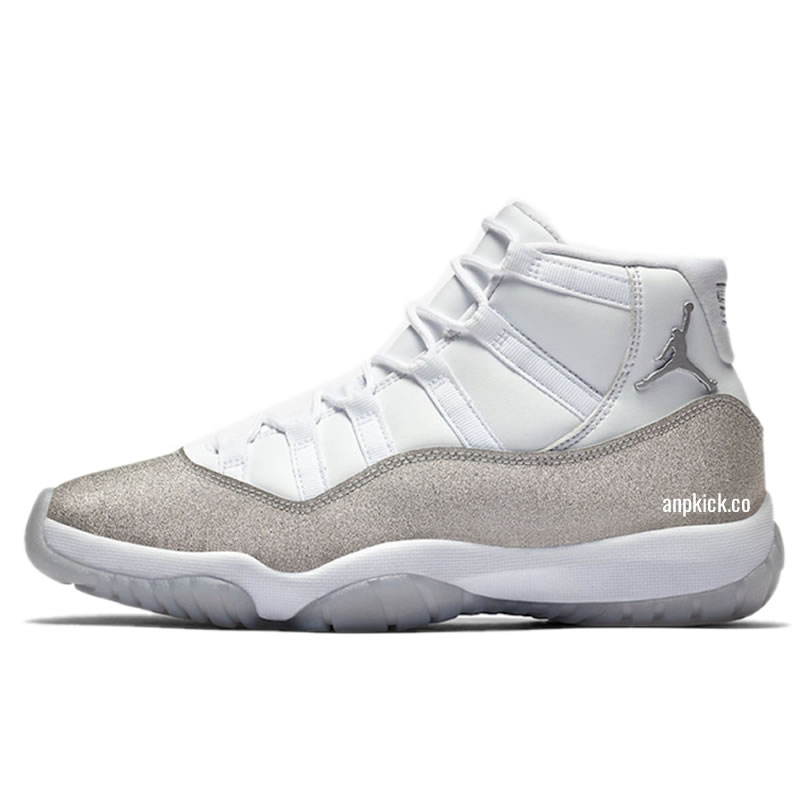 Air Jordan 11 Retro Wmns Metallic Silver Vast Grey Ar0715 100 (1) - www.newkick.org