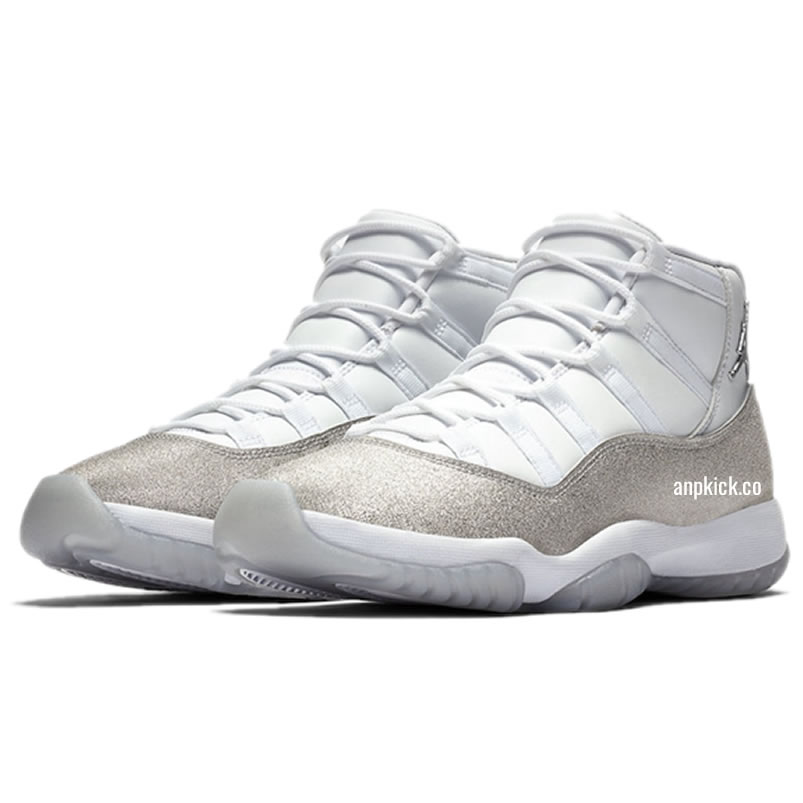 Air Jordan 11 Retro Wmns Metallic Silver Vast Grey Ar0715 100 (3) - www.newkick.org