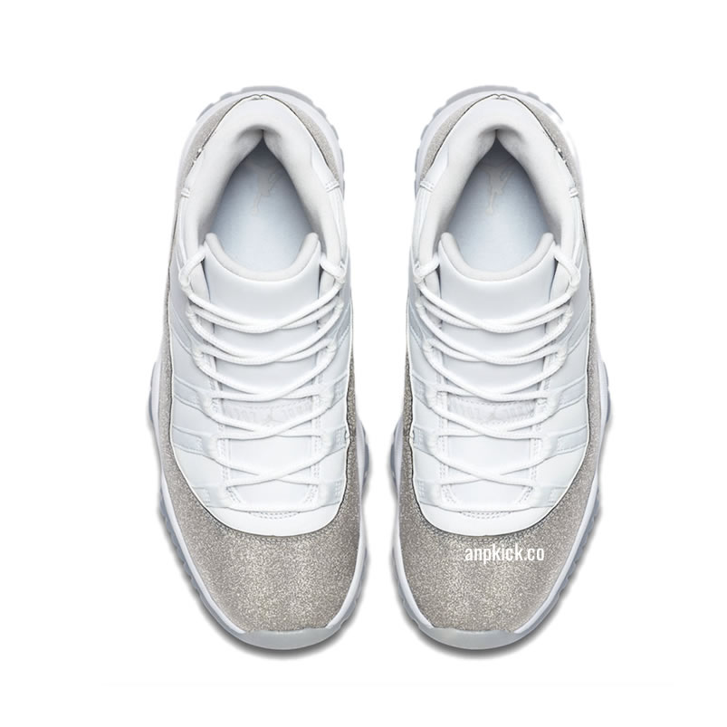 Air Jordan 11 Retro Wmns Metallic Silver Vast Grey Ar0715 100 (4) - www.newkick.org