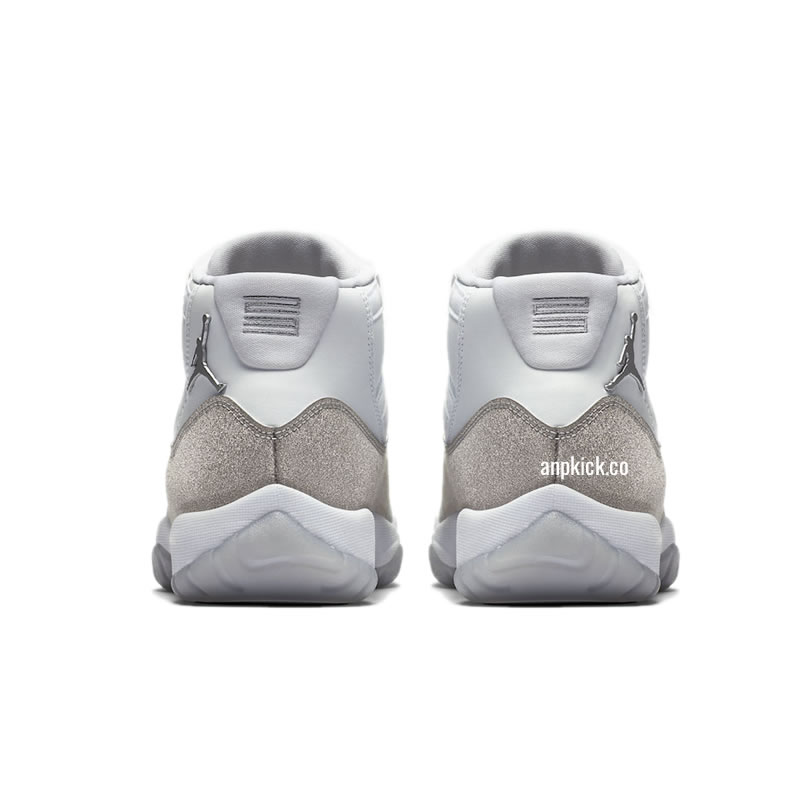 Air Jordan 11 Retro Wmns Metallic Silver Vast Grey Ar0715 100 (5) - www.newkick.org