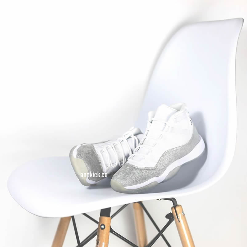 Air Jordan 11 Retro Wmns Metallic Silver Vast Grey Ar0715 100 (8) - www.newkick.org