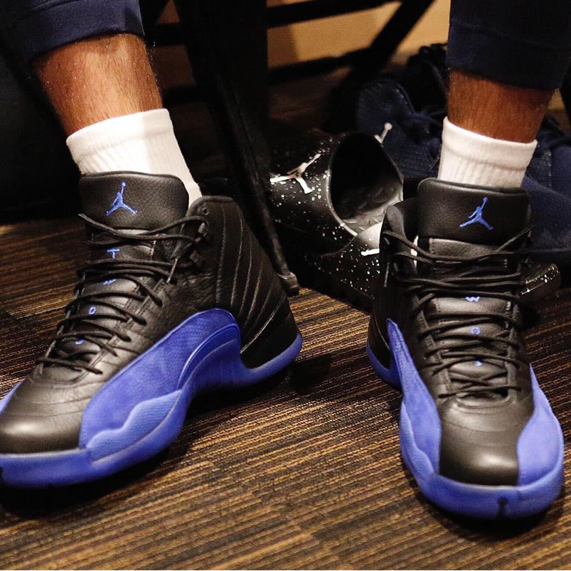 Air Jordan 12 Black Game Royal Black And Blue 2019 On Foot Release Date 130690 014 (1) - www.newkick.org