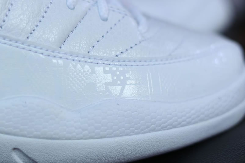 Air Jordan 12 Fiba 2019 White University Red Gold 130690 107 (10) - www.newkick.org