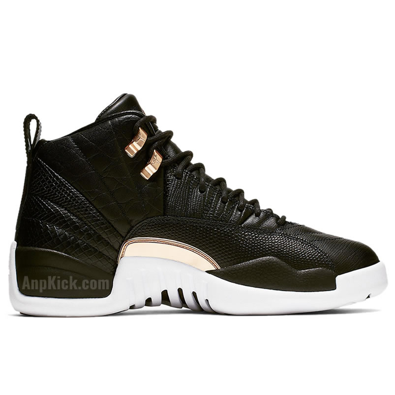 Air Jordan 12 Wmns Snakeskin Midnight Black White Gold Ao6068 007 (2) - www.newkick.org Air Jordan 12 Wmns Snakeskin Midnight Black White Gold Ao6068 007 (2) - www.newkick.org