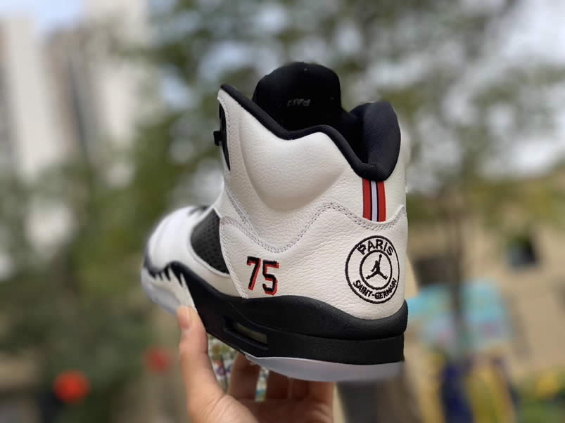 Air Jordan 5 Paris Saint Germain Friends Family Psg White Av9175 101 Detail Pics (6) - www.newkick.org Air Jordan 5 Paris Saint Germain Friends Family Psg White Av9175 101 Detail Pics (6) - www.newkick.org