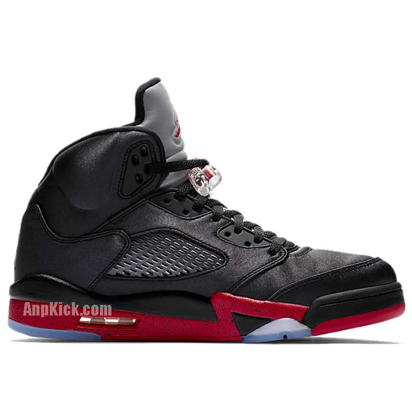 Air Jordan 5 Satin Bred Black University Red On Feet Outfit 136027 006 (2) - www.newkick.org Air Jordan 5 Satin Bred Black University Red On Feet Outfit 136027 006 (2) - www.newkick.org